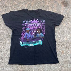 OutKast Shirt Mens L Atliens Streetwear Rap Tee Hip Hop Adult Black